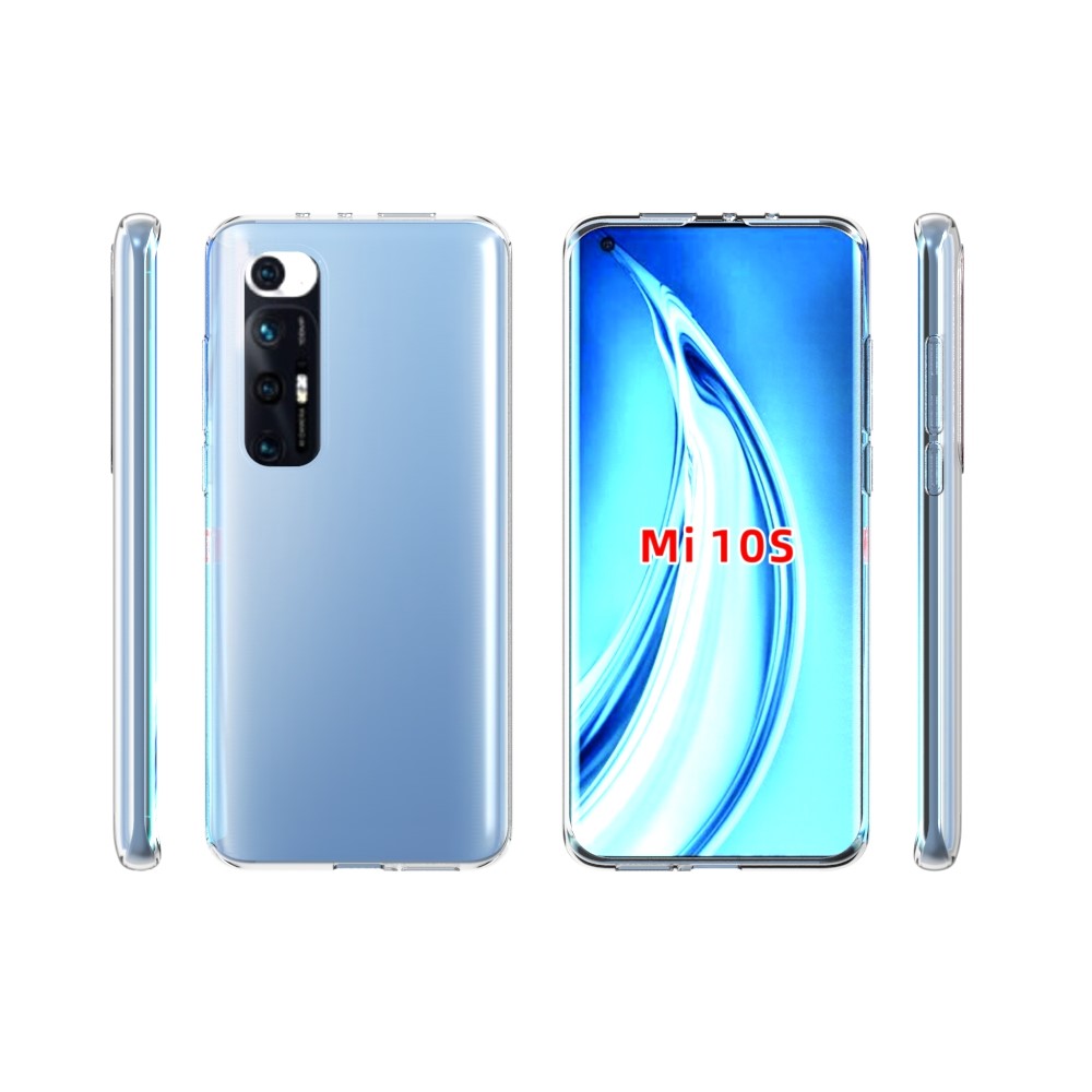 10Pcs/Pack Soft TPU Phone Protective Flexible Back Shell Inner Anti-Slip for Xiaomi Mi 10S-13