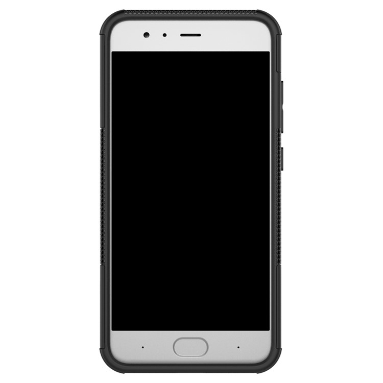 2-in-1 Tyre Pattern Kickstand PC + TPU Hybrid Mobile Shell for Xiaomi Mi 6 - Black-3
