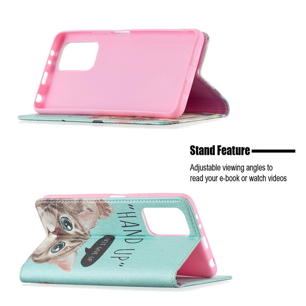 Wallet Design Stylish Pattern Printing Auto-absorbed PU Leather Case with Stand for Xiaomi Redmi Note 10 Pro/Note 10 Pro Max - Cat-4