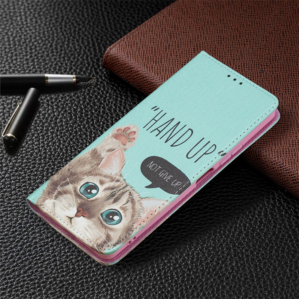 Wallet Design Stylish Pattern Printing Auto-absorbed PU Leather Case with Stand for Xiaomi Redmi Note 10 Pro/Note 10 Pro Max - Cat-7