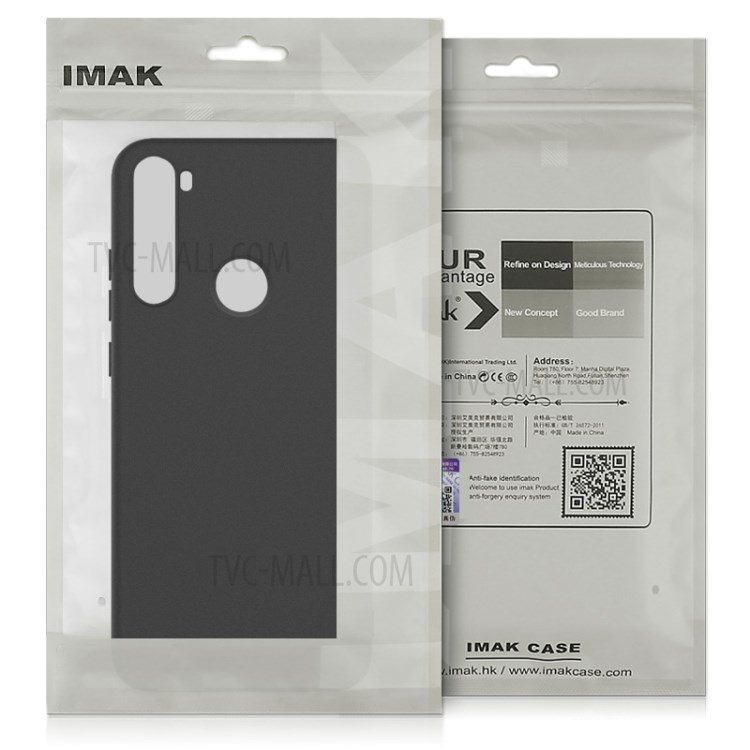 IMAK UC-2 Série Resistente a Desgaste da Capa de TPU Macia Colorida Para Xiaomi Redmi Nota 9 5g/nota 9T 5G - Preto-10