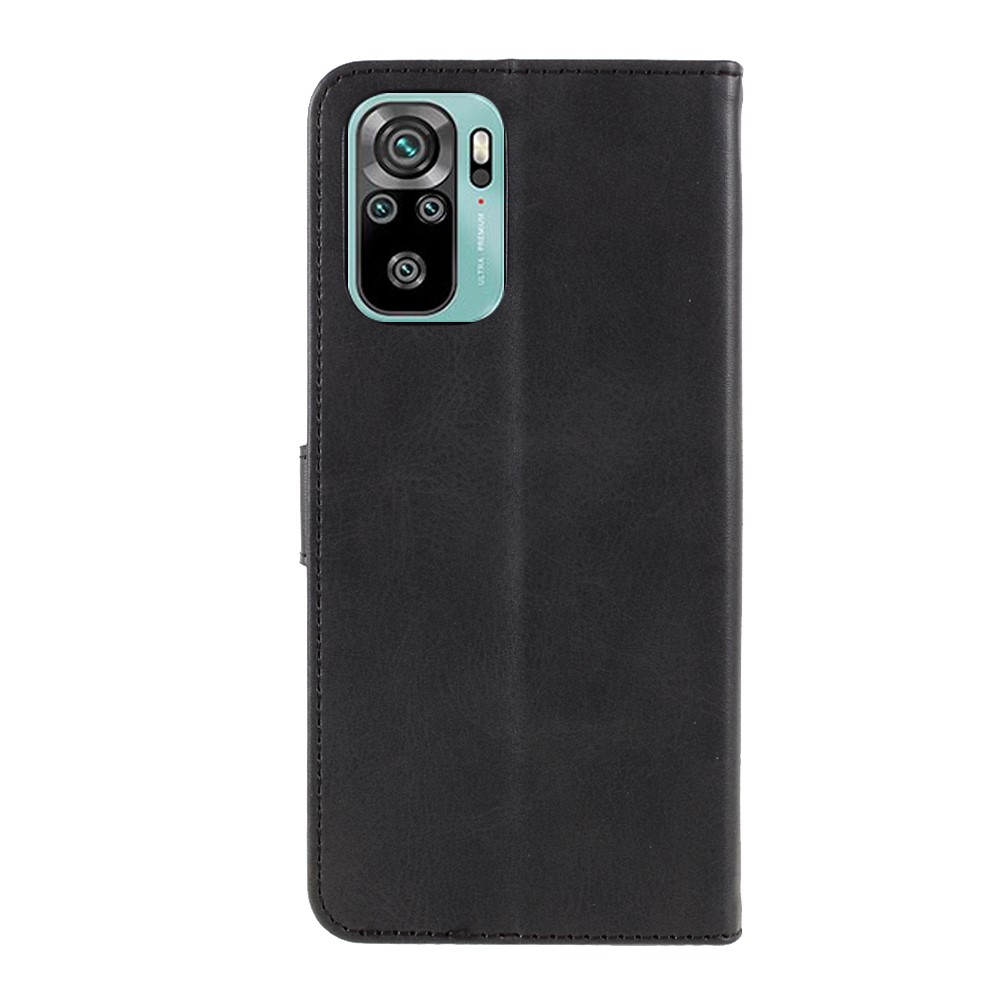 LC.IMEEKE Wallet Stand Leather Phone Casing Shell for Xiaomi Redmi Note 10S / Note 10 4G - Black-3