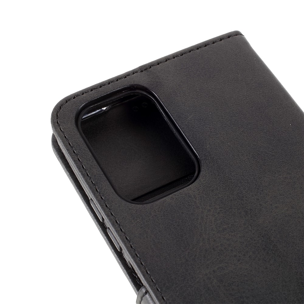 LC.IMEEKE Wallet Stand Leather Phone Casing Shell for Xiaomi Redmi Note 10S / Note 10 4G - Black-6
