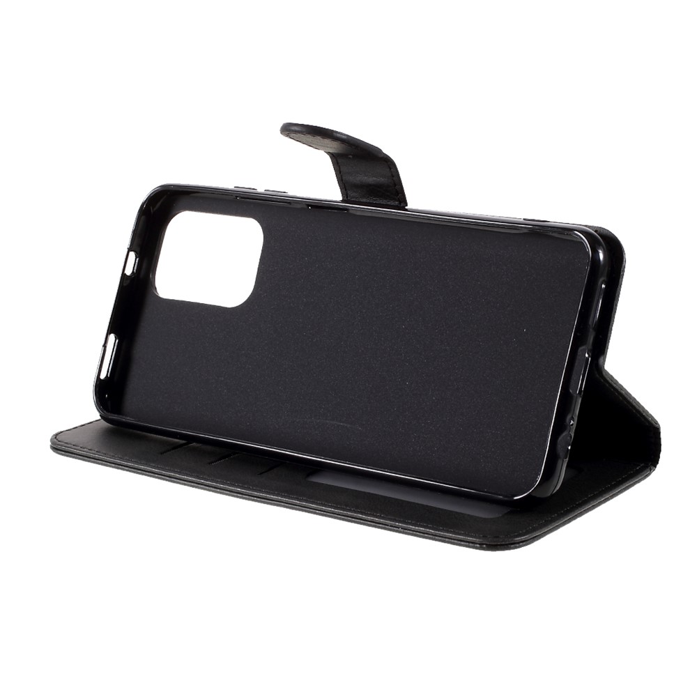 LC.IMEEKE Wallet Stand Leather Phone Casing Shell for Xiaomi Redmi Note 10S / Note 10 4G - Black-8