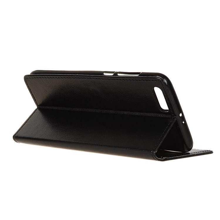 Crazy Horse Wallet Leather Stand Case for Xiaomi Mi 6 - Black-5