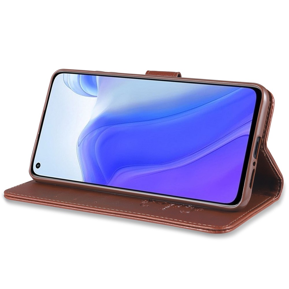 AZNS Proteção Full Cartet Design Stand Protetive Shell Para Xiaomi Mi 10t 5g/mi 10t Pro 5g/redmi K30s - Castanho-4