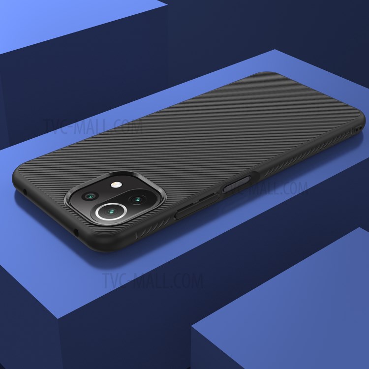 Jazz Series Twill Texture Flexible Super Slim Thicken TPU Case for Xiaomi Mi 11 Lite 4G/5G-6