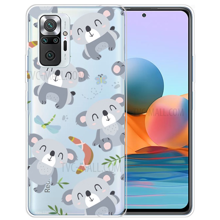Drop Resistant Stylish Pattern Printing Well-Protected TPU Phone Case for Xiaomi Redmi Note 10 Pro/Note 10 Pro Max - Koala-1