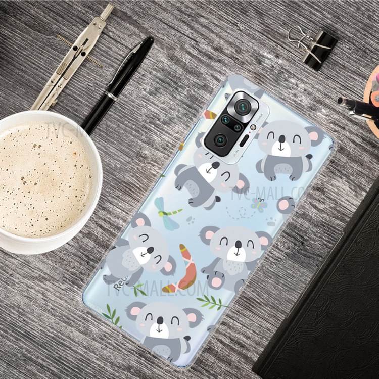 Drop Resistant Stylish Pattern Printing Well-Protected TPU Phone Case for Xiaomi Redmi Note 10 Pro/Note 10 Pro Max - Koala-2