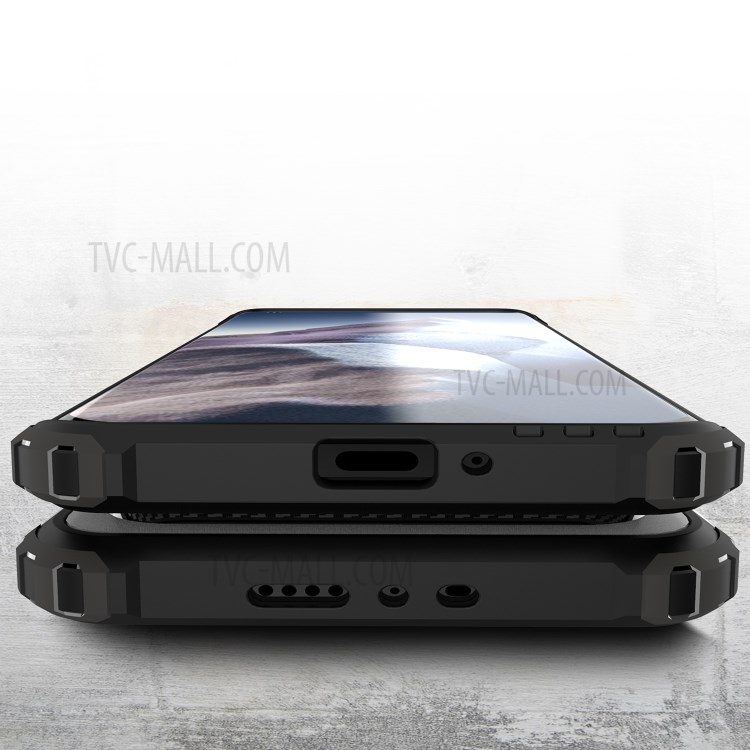 Armor Guard Plastic + TPU Hybrid Protection Case Cover for Xiaomi Mi 11 Ultra - Black-7