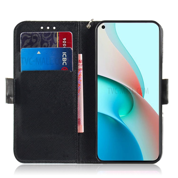 3D Pattern Printing PU Leather Wallet Stand Phone Protection Cover Case for Xiaomi Redmi Note 9T 5G / Note 9 5G - Animals-4