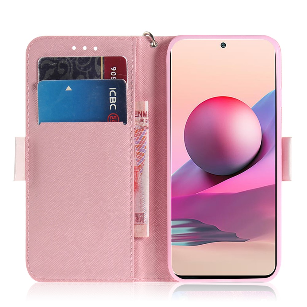 3D Pattern Printing PU Leather Wallet Stand Phone Shell Case for Xiaomi Redmi Note 10 4G / Note 10S - High Heels-4