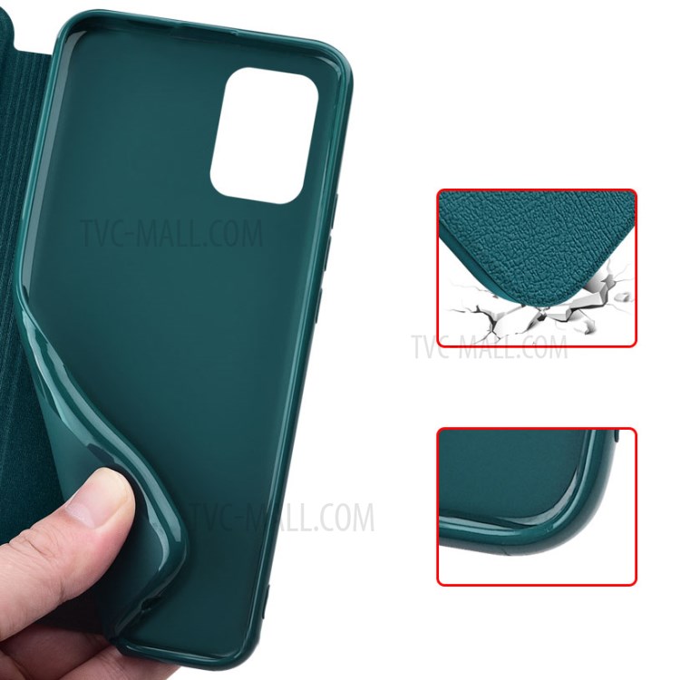 ALIVO View Window Stand Leather Protective Casing for Xiaomi Mi 11 - Brown-7
