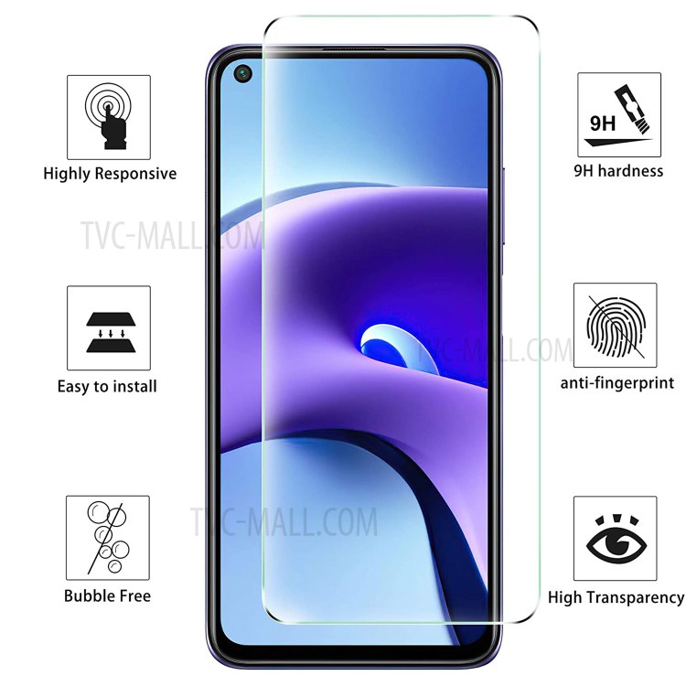 Well-Protected TPU Cover with Tempered Glass Screen Protector for Xiaomi Redmi Note 9 5G/Note 9T 5G-2