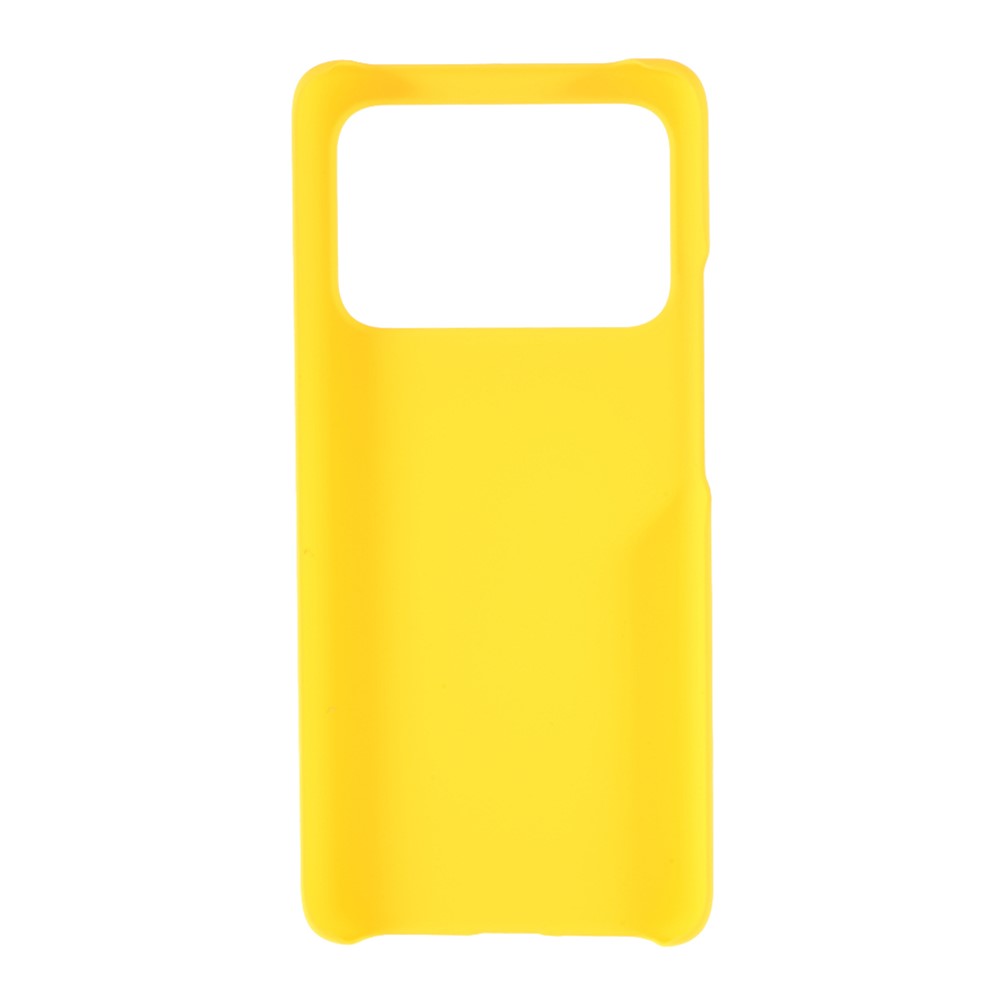 Comfortable Touch Rubberized PC Hard Protector Cover Case for Xiaomi Mi 11 Ultra - Yellow-3