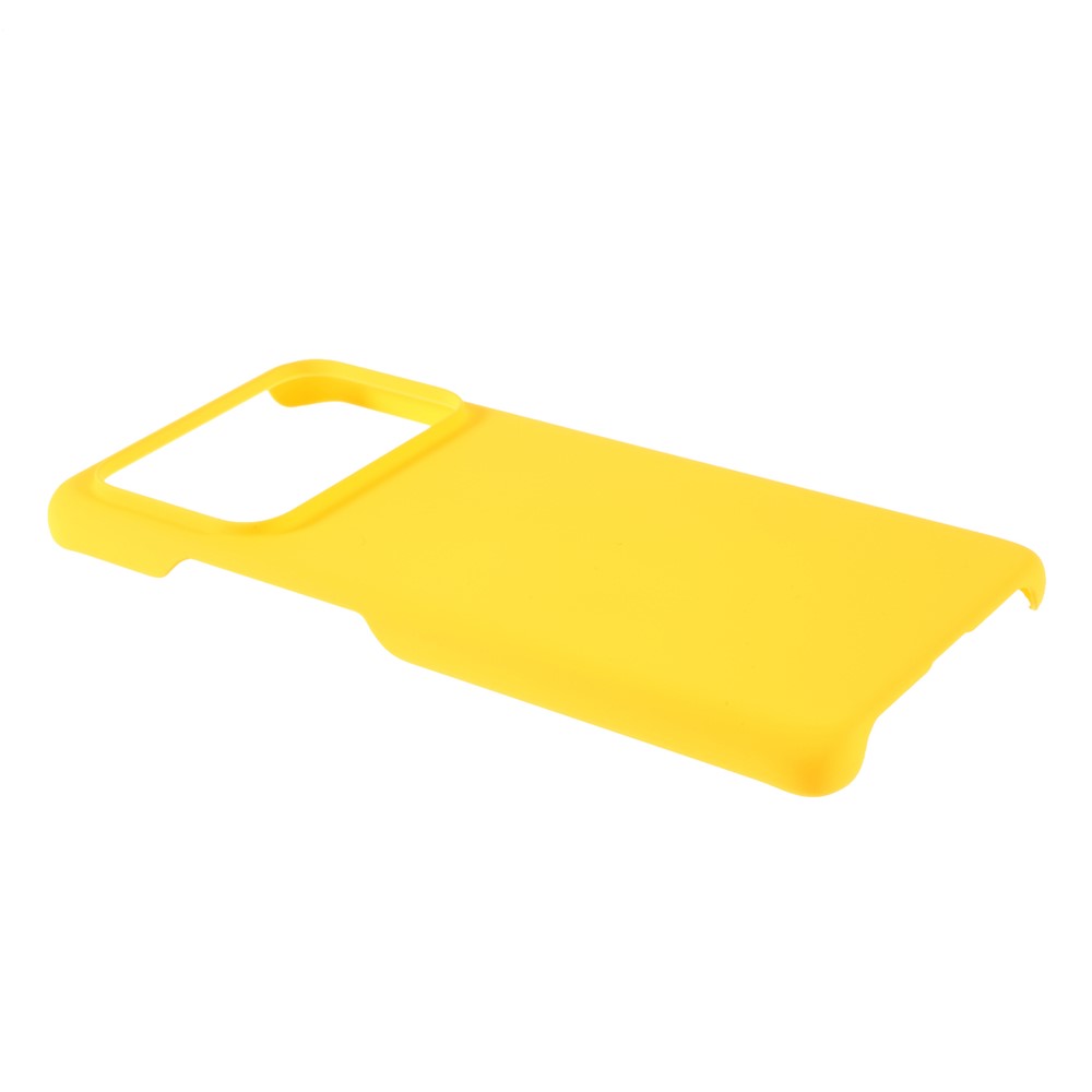 Comfortable Touch Rubberized PC Hard Protector Cover Case for Xiaomi Mi 11 Ultra - Yellow-4