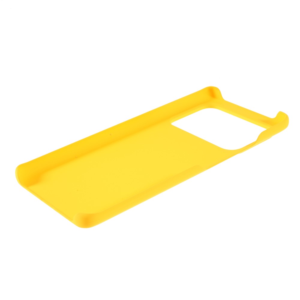 Comfortable Touch Rubberized PC Hard Protector Cover Case for Xiaomi Mi 11 Ultra - Yellow-5