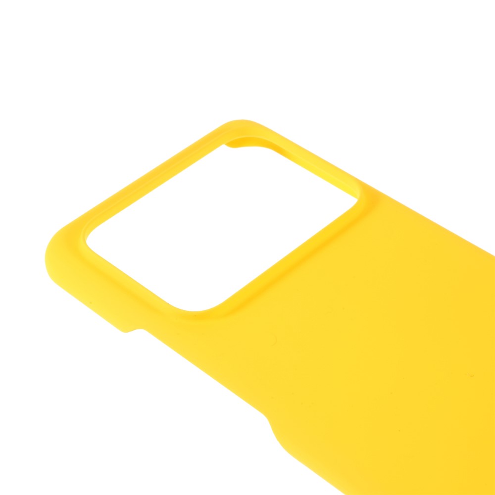 Comfortable Touch Rubberized PC Hard Protector Cover Case for Xiaomi Mi 11 Ultra - Yellow-7