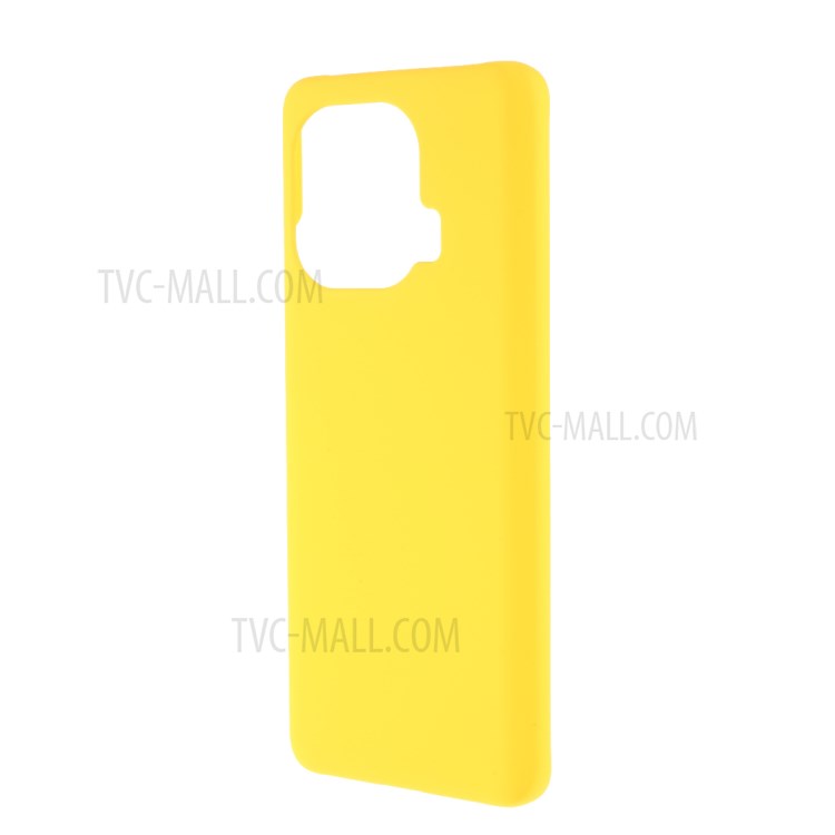 Rubberized Plastic Hard Phone Case for Xiaomi Mi 11 Pro Mobile Phone Cover - Yellow-2