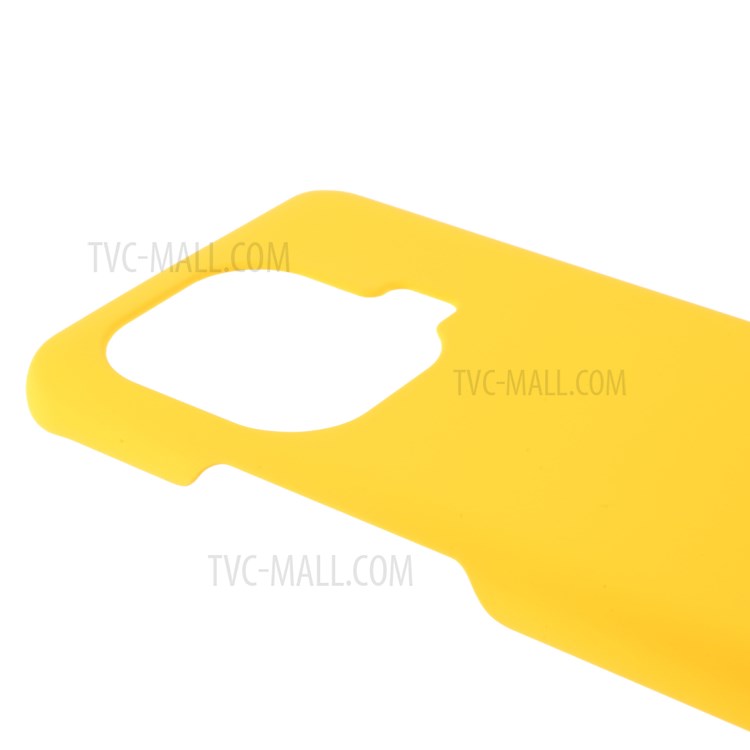 Rubberized Plastic Hard Phone Case for Xiaomi Mi 11 Pro Mobile Phone Cover - Yellow-7