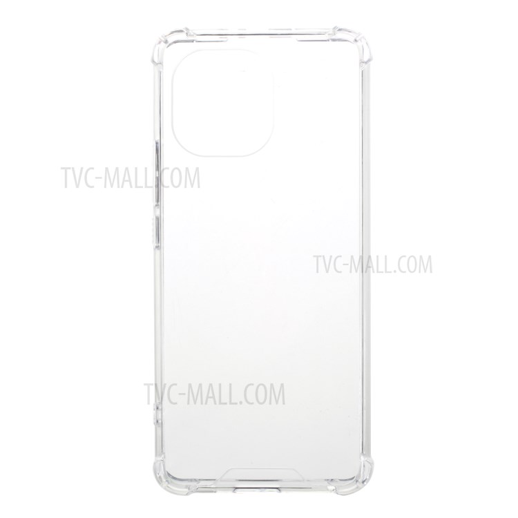 Clear Acrylic Back + TPU Edge Combo Shockproof Shell for Xiaomi Mi 11-1