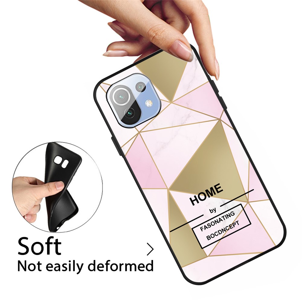 Marble Pattern Printing Soft Flexible TPU Phone Case for Xiaomi Mi 11 - Style A-2