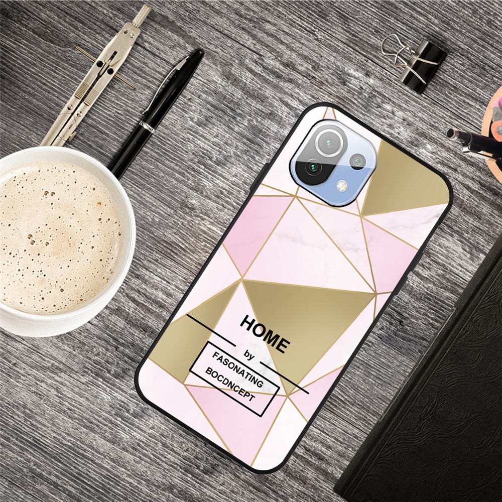 Marble Pattern Printing Soft Flexible TPU Phone Case for Xiaomi Mi 11 - Style A-4