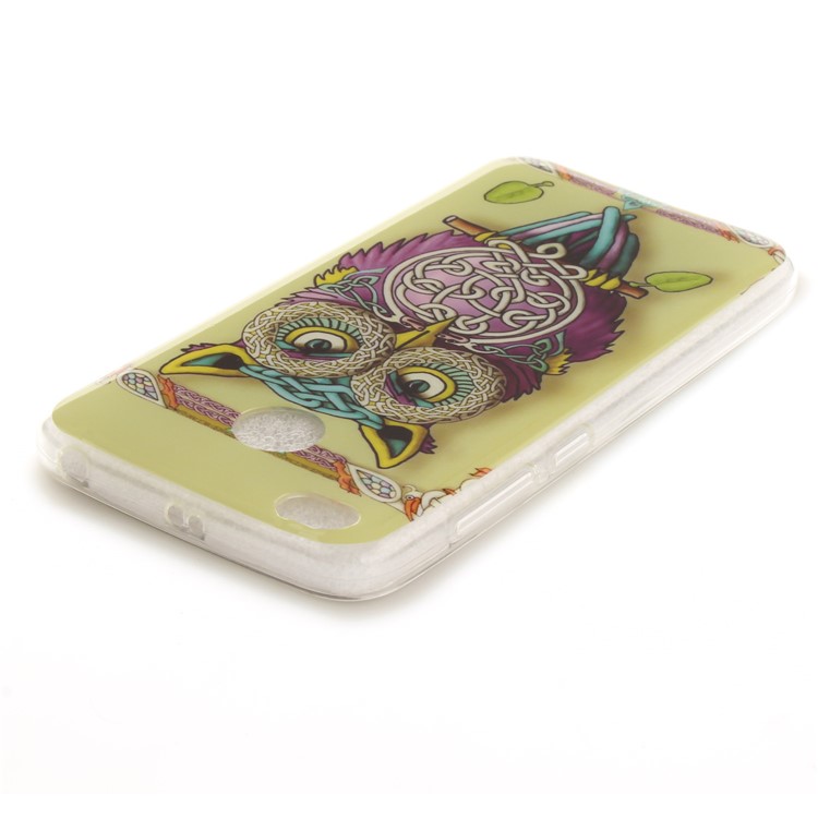 Pattern Printing IMD TPU Protective Case for Xiaomi Redmi 4X - Owl-4