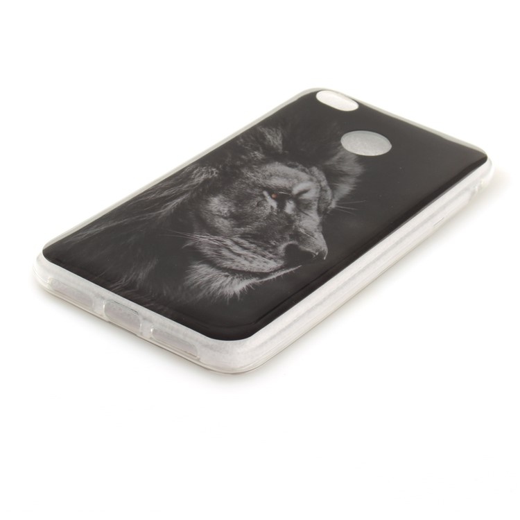 Pattern Printing IMD TPU Protective Case for Xiaomi Redmi 4X - Lion-3