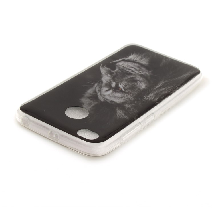 Pattern Printing IMD TPU Protective Case for Xiaomi Redmi 4X - Lion-4