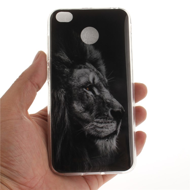 Pattern Printing IMD TPU Protective Case for Xiaomi Redmi 4X - Lion-5