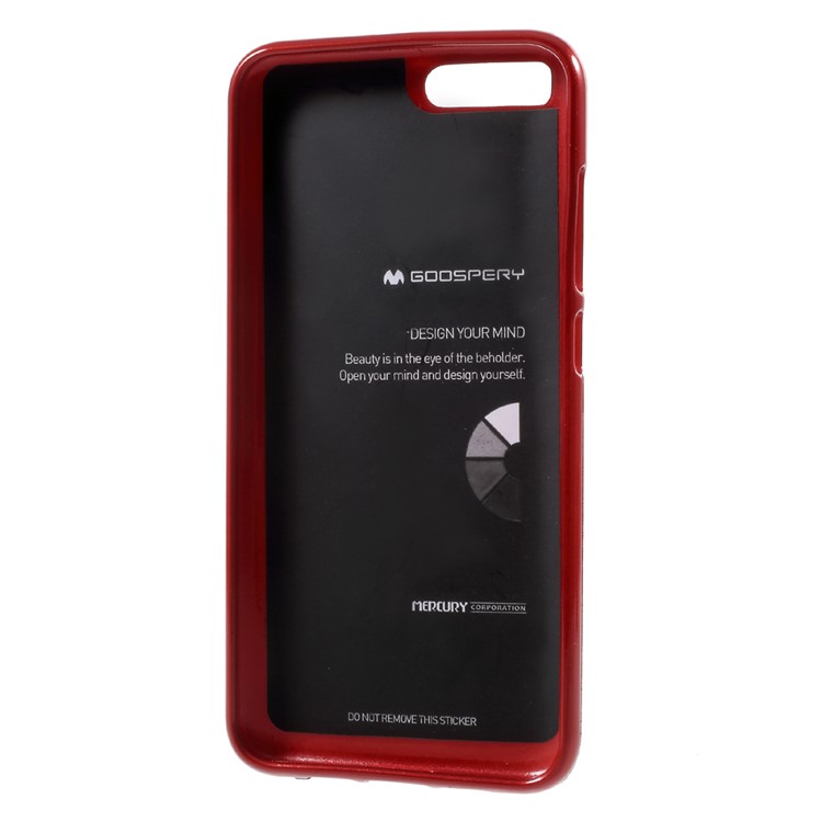 MERCURY GOOSPERY Glittery Powder TPU Case for Xiaomi Mi 6 - Red-4