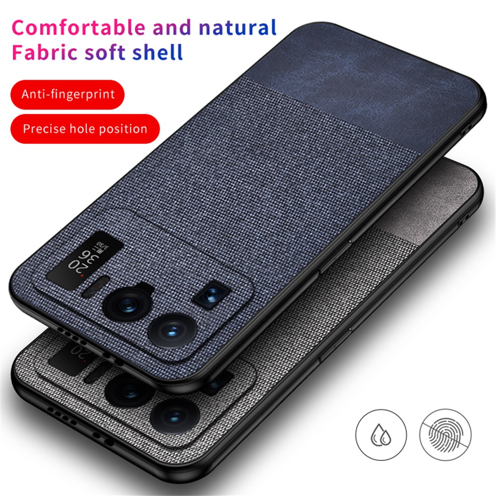Splicing Design Cloth+Leather+Silicone+PC Protective Shell for Xiaomi Mi 11 Ultra - Red-7