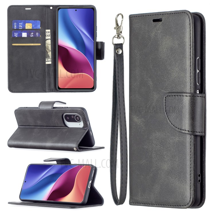Wallet Leather Stand Shell Cover Case for Xiaomi Poco F3/Redmi K40/K40 Pro/Mi 11i - Black-10