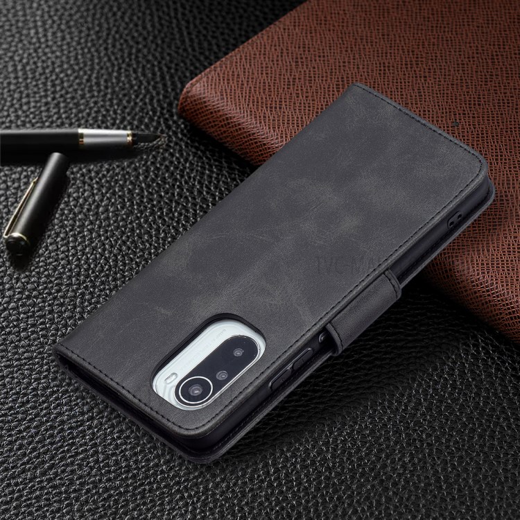 Wallet Leather Stand Shell Cover Case for Xiaomi Poco F3/Redmi K40/K40 Pro/Mi 11i - Black-7