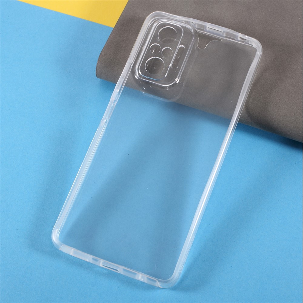 PET Front Cover + TPU Edge + Acrylic Back Panel Phone Cover for Xiaomi Redmi Note 10 Pro / Note 10 Pro Max-4