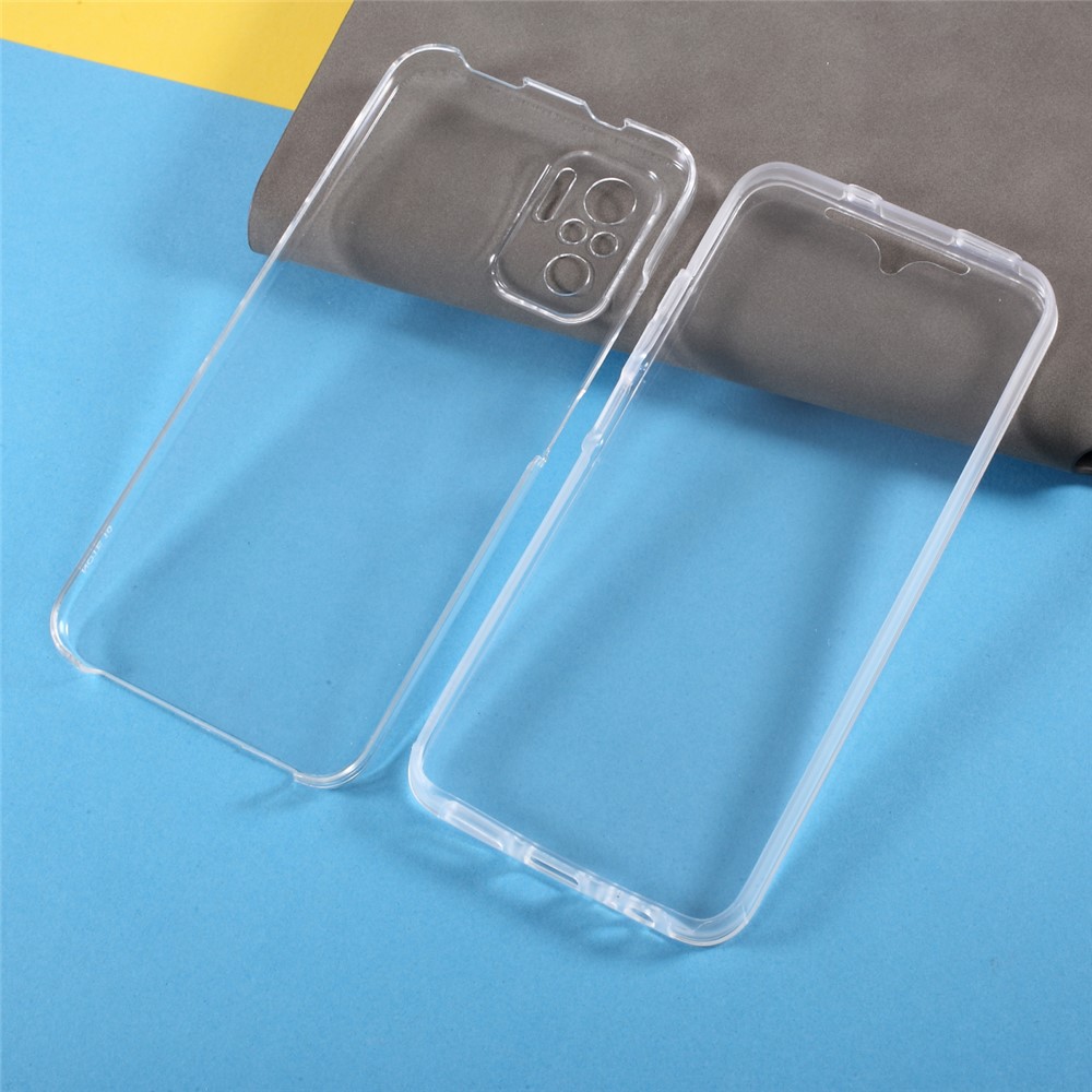 PET Front Cover + TPU Edge + Acrylic Back Panel Full Body Protection Case for Xiaomi Redmi Note 10S Note 10 4G-3
