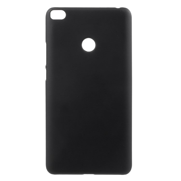 Rubberized PC Hard Shell for Xiaomi Mi Max 2 - Black-1