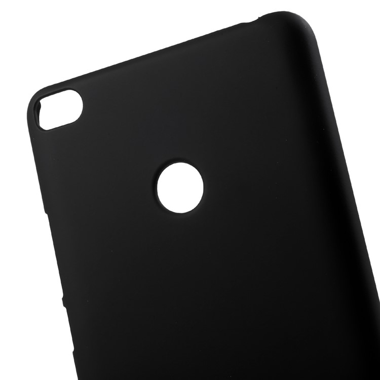 Rubberized PC Hard Shell for Xiaomi Mi Max 2 - Black-4