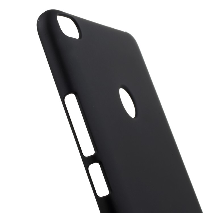 Rubberized PC Hard Shell for Xiaomi Mi Max 2 - Black-6
