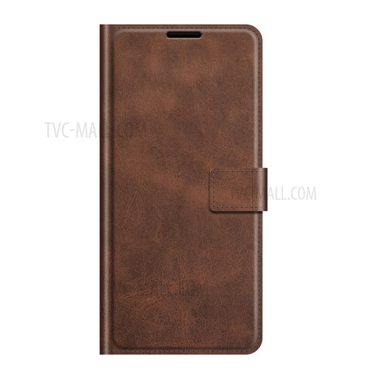 For Xiaomi Mi 11 Lite 4G/5G Magnetic Clasp Leather Mobile PhoneCase Wallet Stand Cover - Coffee-2
