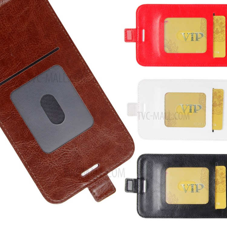 Crazy Horse Leather Protector Case Vertical Flip Phone Cover with Card Slot for Xiaomi Mi 11 - Brown-8