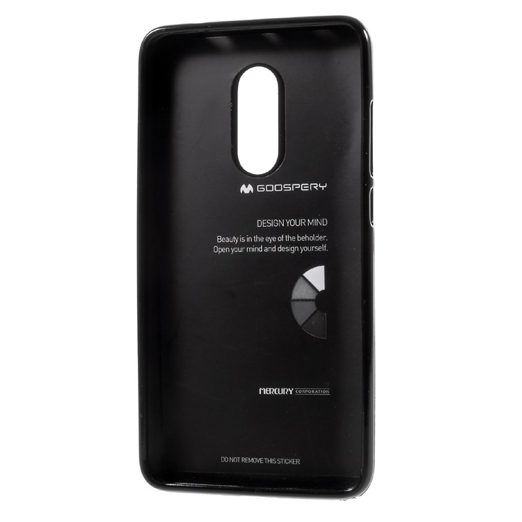 MERCURY GOOSPERY for Xiaomi Redmi Note 4X / Note 4 Glitter Powder TPU Cover - Black-7
