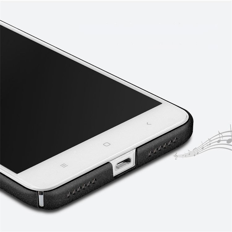 MSVII for Xiaomi Redmi Note 4 Ultra-thin Matte Plastic Phone Case - Black-2