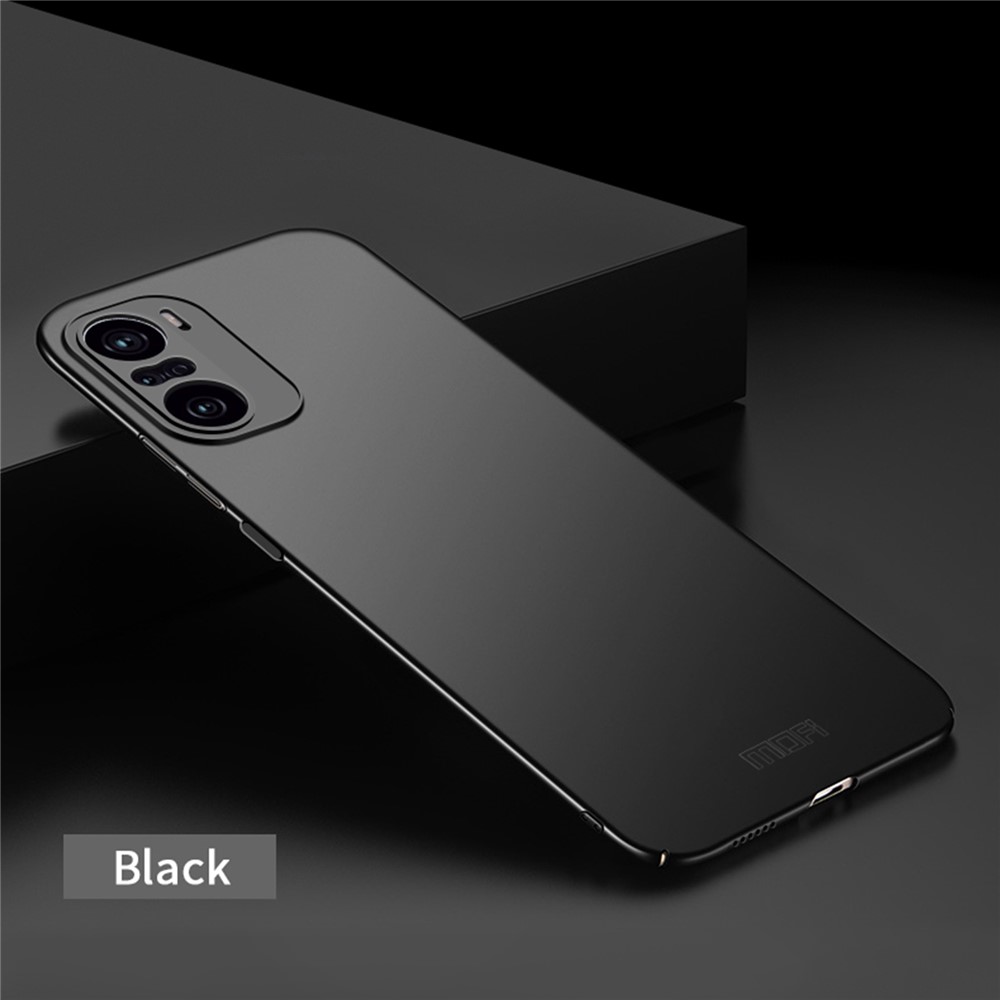 MOFI Shield Slim Frosted Hard PC Shell Case for Xiaomi Redmi K40 Pro+ - Black-10