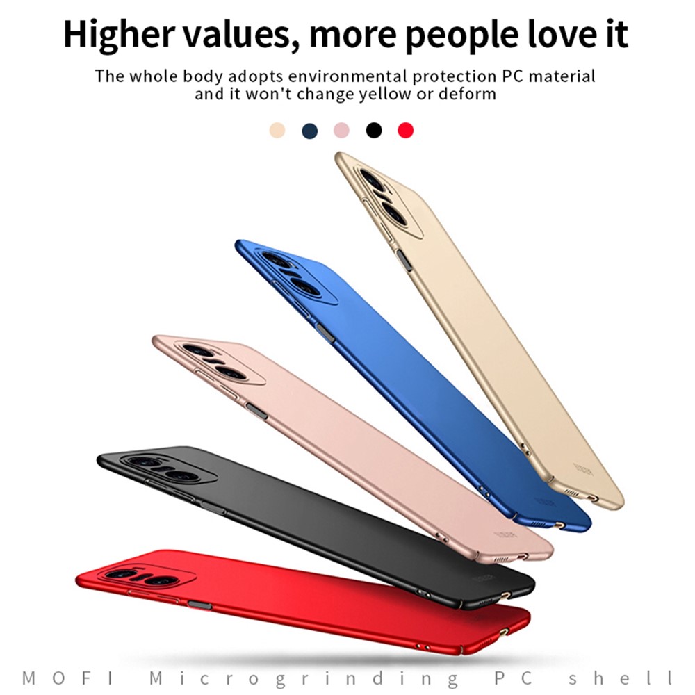 MOFI Shield Slim Frosted Hard PC Shell Case for Xiaomi Redmi K40 Pro+ - Black-3