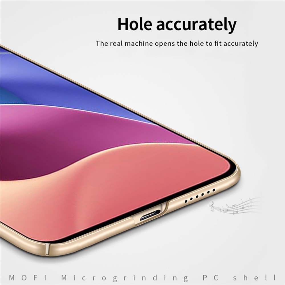 MOFI Shield Slim Frosted Hard PC Shell Case for Xiaomi Redmi K40 Pro+ - Black-8