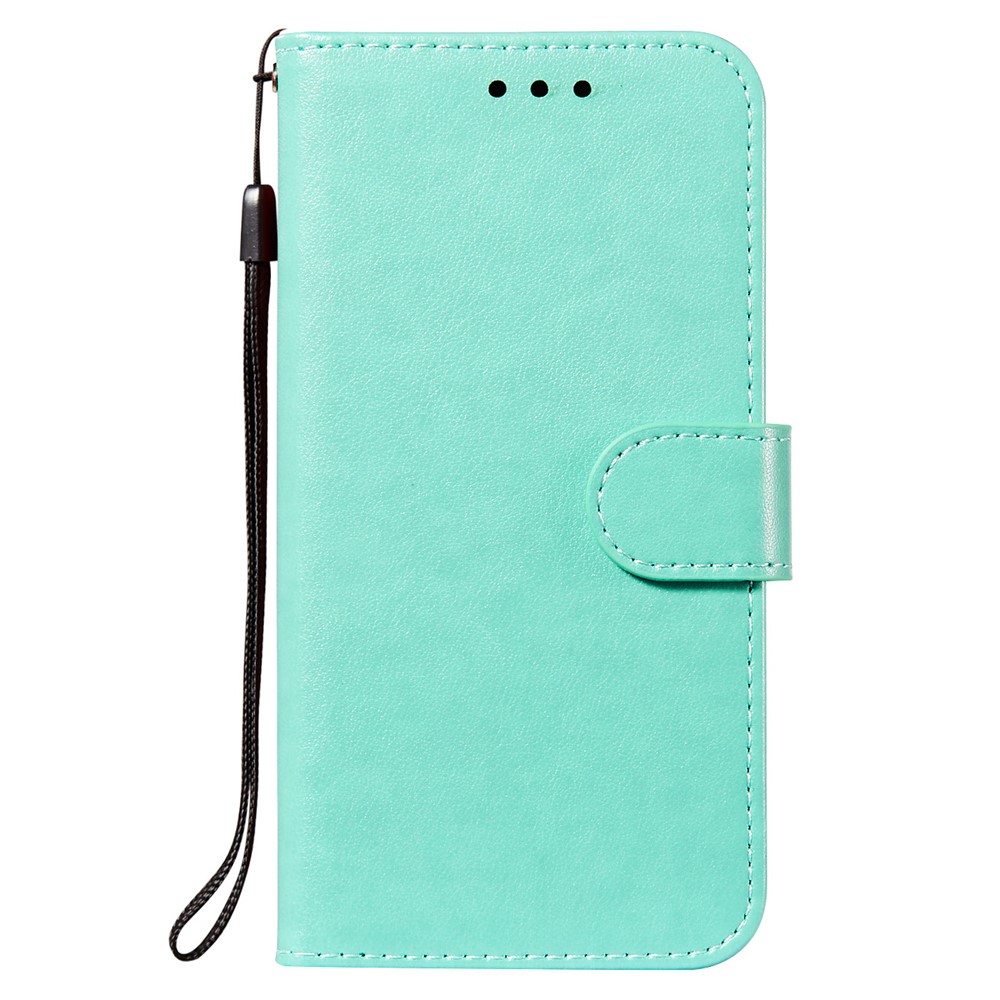 Dual-sided Magnetic Clasp Leather Wallet Stand Phone Case Shell for Xiaomi Redmi Note 10 5G - Green-2