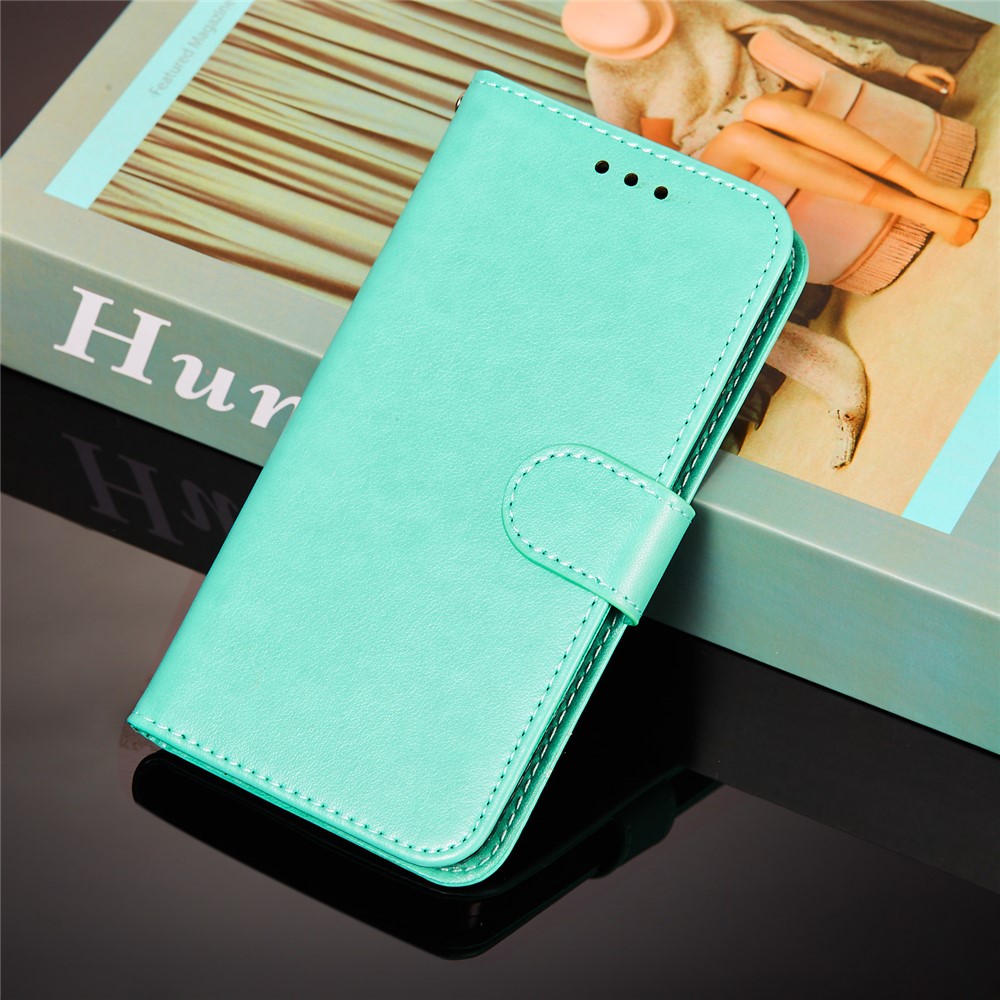Dual-sided Magnetic Clasp Leather Wallet Stand Phone Case Shell for Xiaomi Redmi Note 10 5G - Green-7