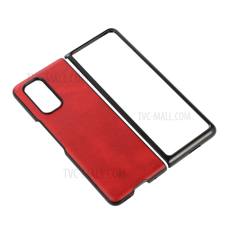 Leather + TPU + PC Anti-Scratch Phone Case for Xiaomi Mi Mix Fold - Red-2